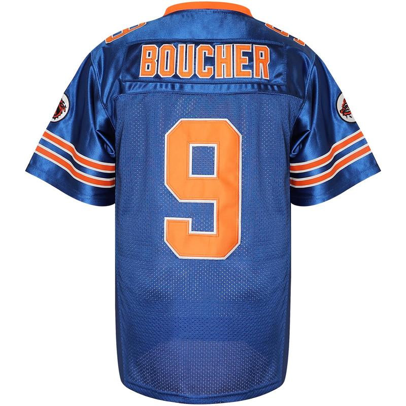 Bobby Boucher #9 the Waterboy Adam Sandler Movie Mud Dogs Bourbon Bowl 50Th Anniversary Movie Football Jersey