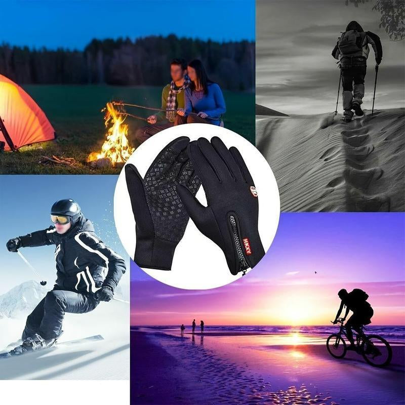 Water-Resistant Winter Gloves Insulated Gloves for Men and Women Suitable for Outdoor Work, Fishing, and Sports