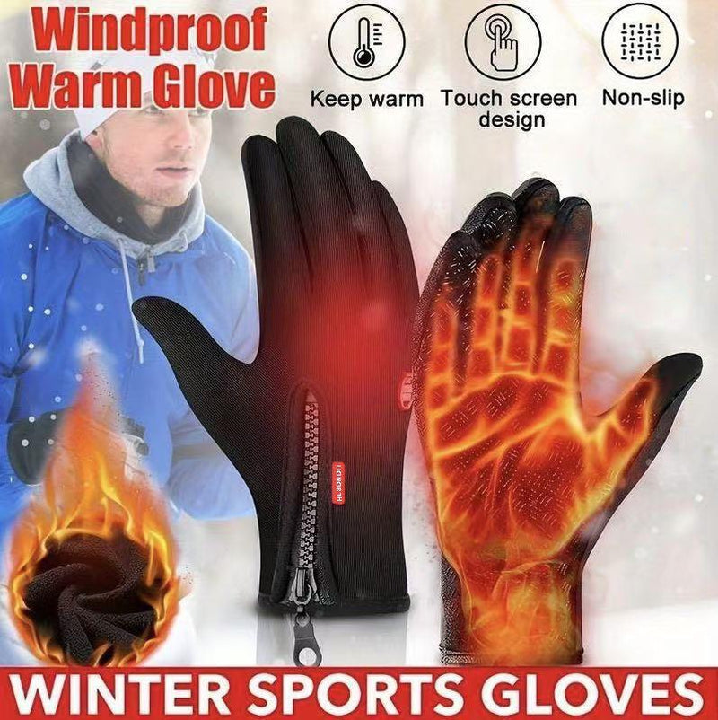 Water-Resistant Winter Gloves Insulated Gloves for Men and Women Suitable for Outdoor Work, Fishing, and Sports